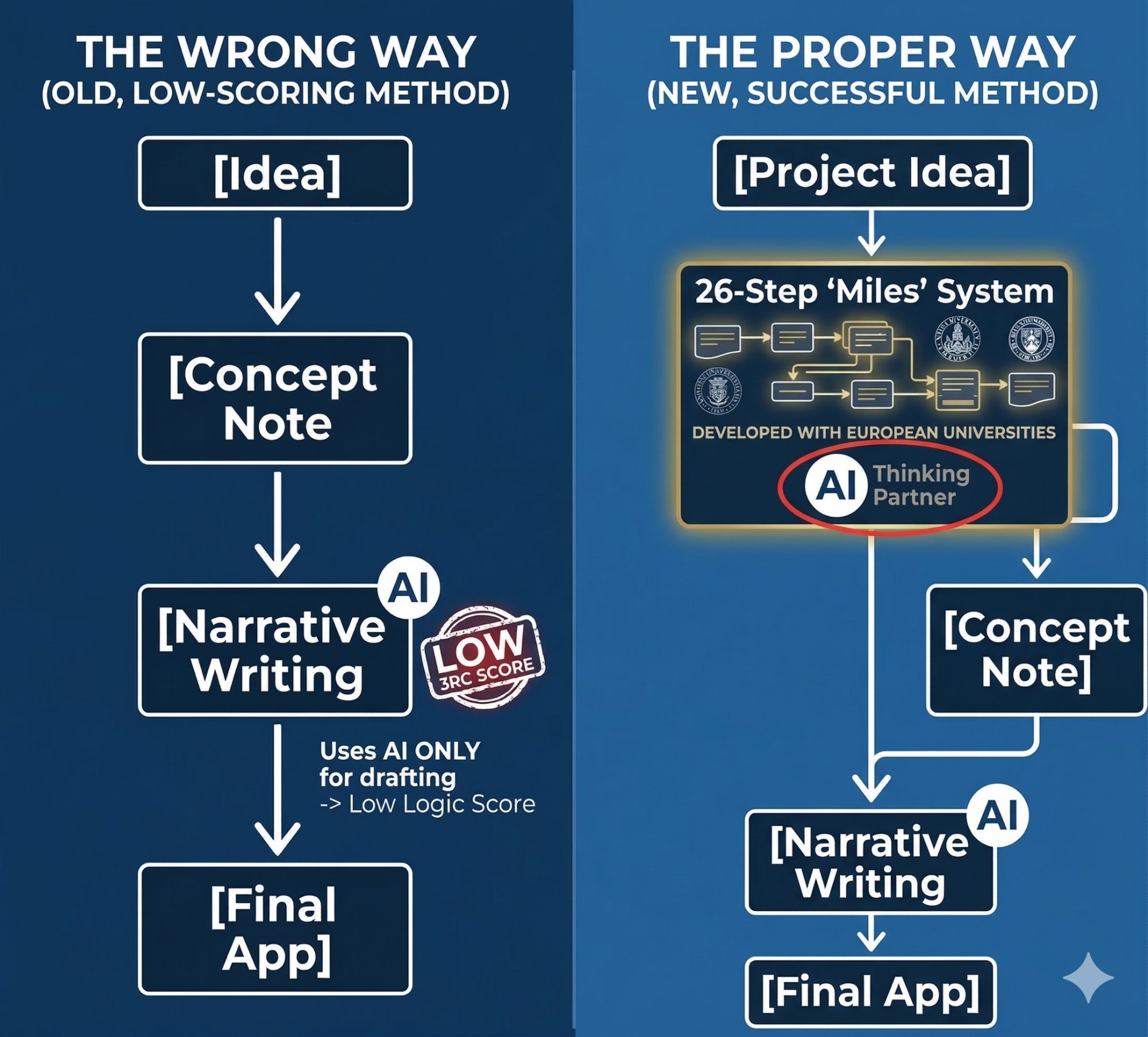 AI as thinking partner vs writing tool